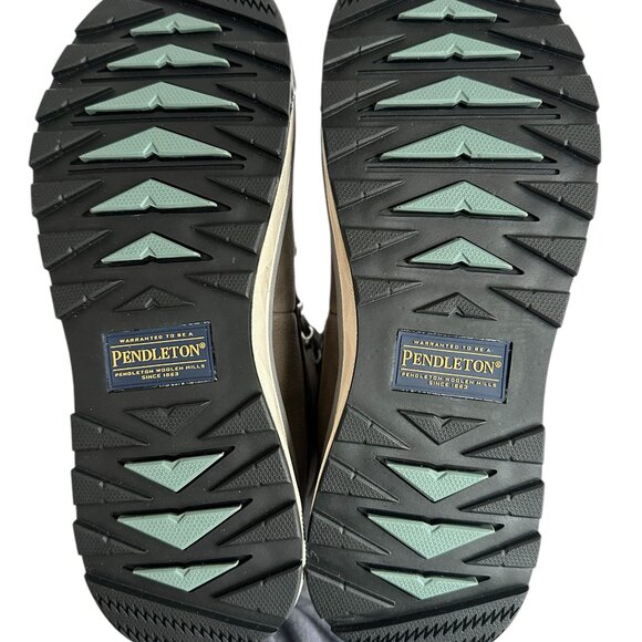 Pendleton Torngat khaki leather insulated hiking trail boots NWT Sz8 - Picture 6 of 10